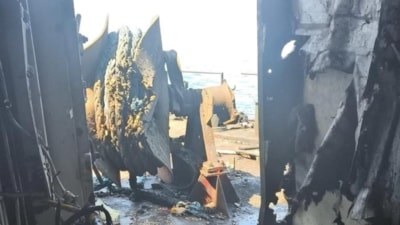 Türk bayraklı yük gemisine Karadeniz'de İHA saldırısı