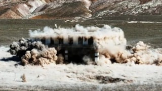 Tolun P'den sığınak delici atış: Hedefi tam isabetle vurdu