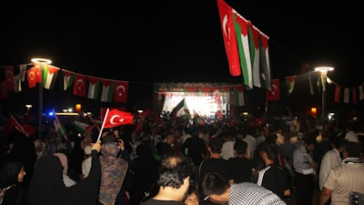 Şanlıurfa'da Filistin Konvoyu'na binlerce kişilik destek