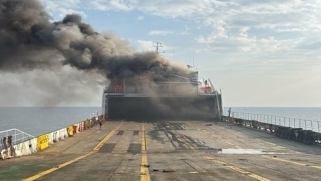Drone saldırısında hasar gören Türk sahipli gemi Samsun'da