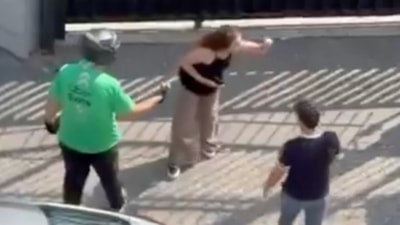 İstanbul’da yol ortasında çıkan kavgada dikkat çeken söz: Kocanı aldım elinden, çatla