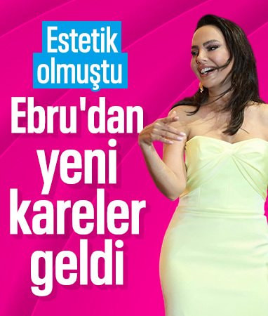 Estetik olmuştu! Ebru Gündeş'ten dikkat çeken kareler