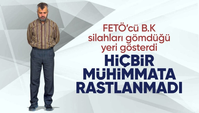 FETÖ’cü Karatepe’nin gösterdiği bölgelerde silah bulunamadı