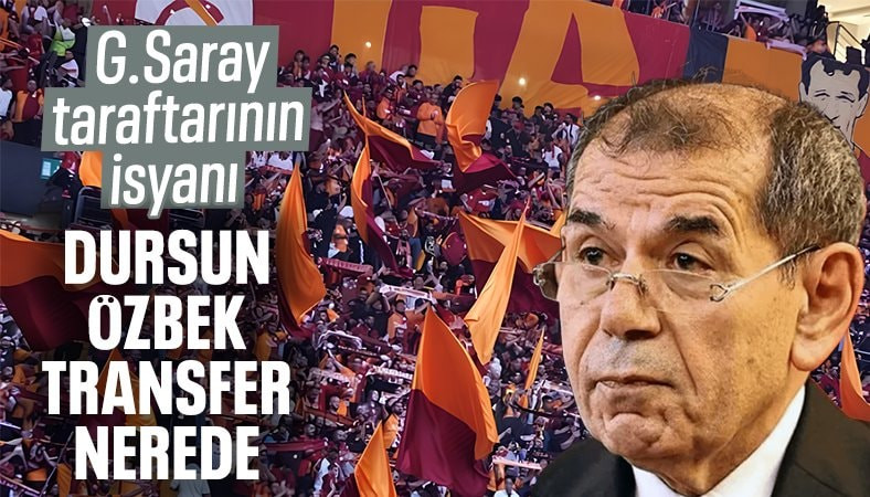 Galatasaray taraftarından yönetime transfer protestosu