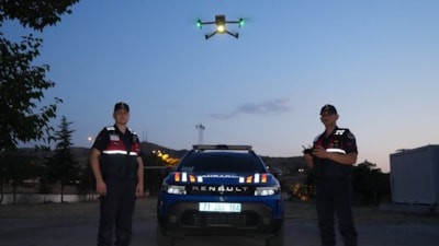 Kırıkkale'de düğünde magandaları drone ile takip ediliyor