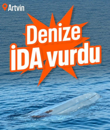 Artvin'de denizde İDA bulundu