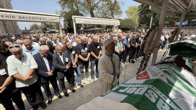 Eski milli futbolcu Haluk Erdem'in cenazesi, Bursa'da defnedildi