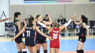 A Milli Kadın Voleybol Takımı, Fransa'yı yendi