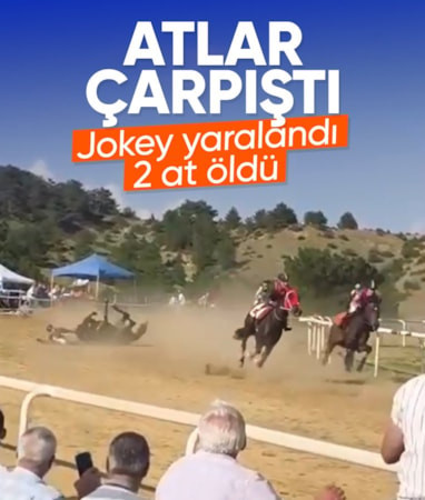 Kastamonu'da festivalde at yarışında kaza