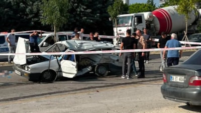 Ankara'da iki otomobil çarpıştı: 1 ölü 2 yaralı