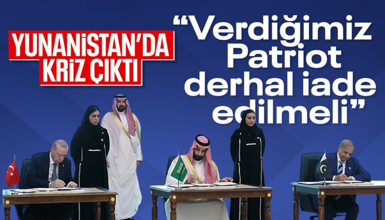 Yunanistan: Verdiğimiz Patriot derhal iade edilmeli