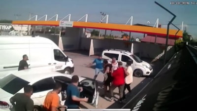 Tokat'ta başpehlivan akaryakıt istasyonunda darbedildi
