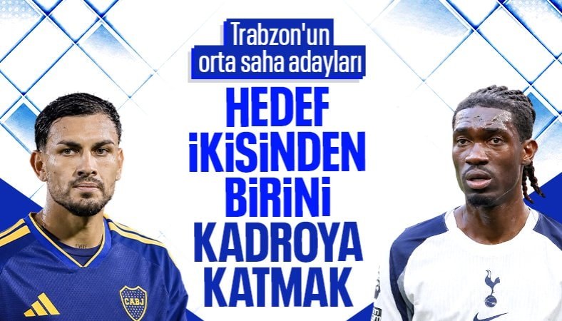 Trabzonspor, orta saha transferinde Bissouma ve Paredes'i gündeme aldı