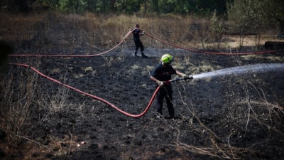 Fransa'da orman yangınlarıyla mücadele sürüyor