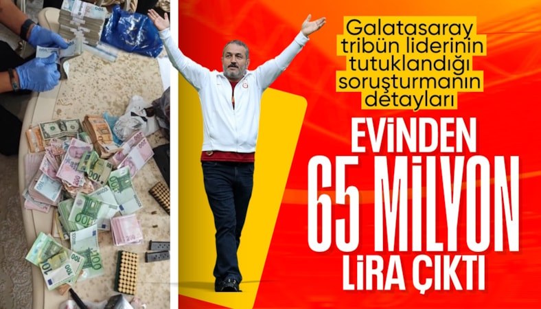 UltrAslan liderinin evinden 65 milyon lira çıktı