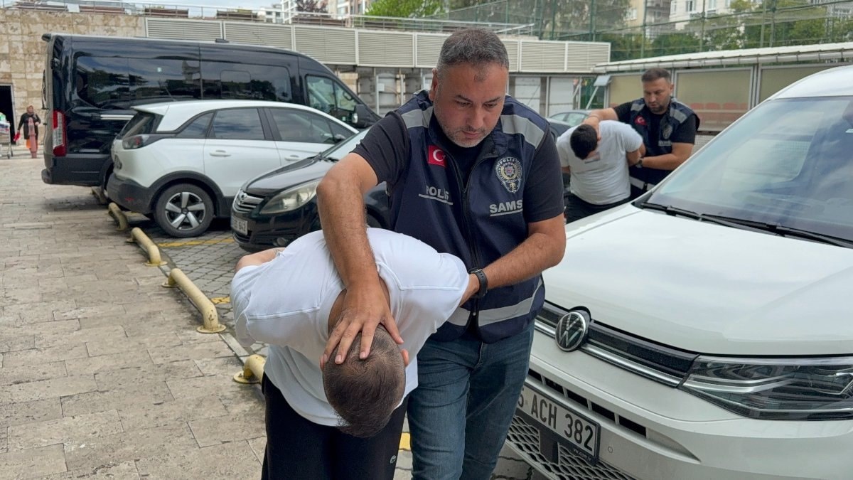 Samsun'da yol verme tartışmasında dehşet saçan 2 şüpheli tutuklandı