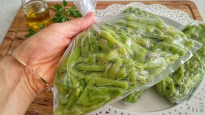 Kışlık fasulyeyi dondurucuya koymadan önce bunu yapın: Kokmuyor, yumuşamıyor