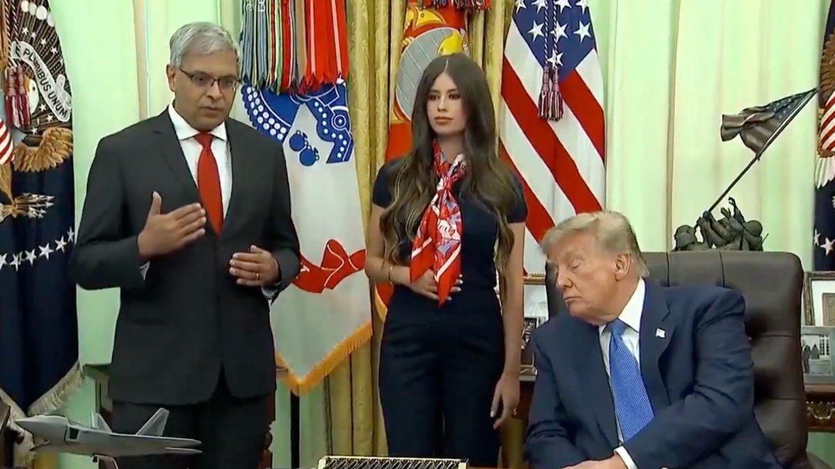 Donald Trump, sağlık toplantısında gözlerini açamadı: Uyuyakaldı