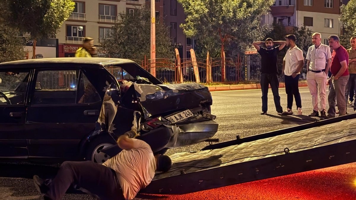 Kayseri'de kaza yapan engelli ve alkollü sürücüye 65 bin TL ceza