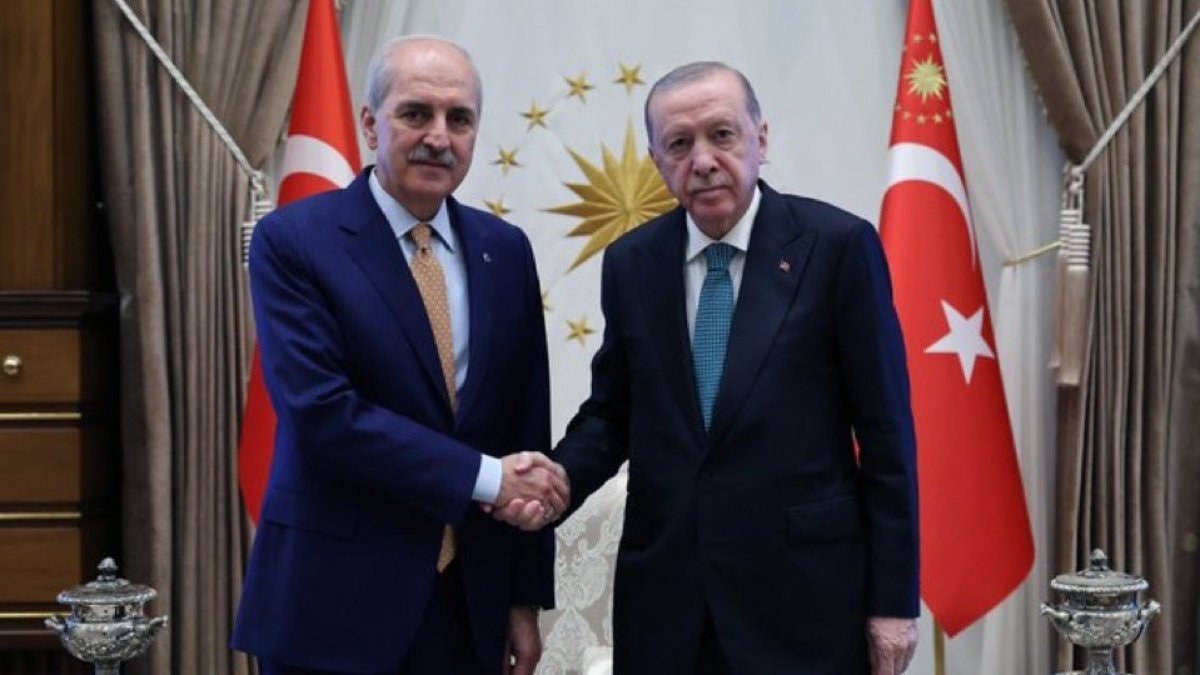 Cumhurbaşkanı Erdoğan, Numan Kurtulmuş'u kabul etti