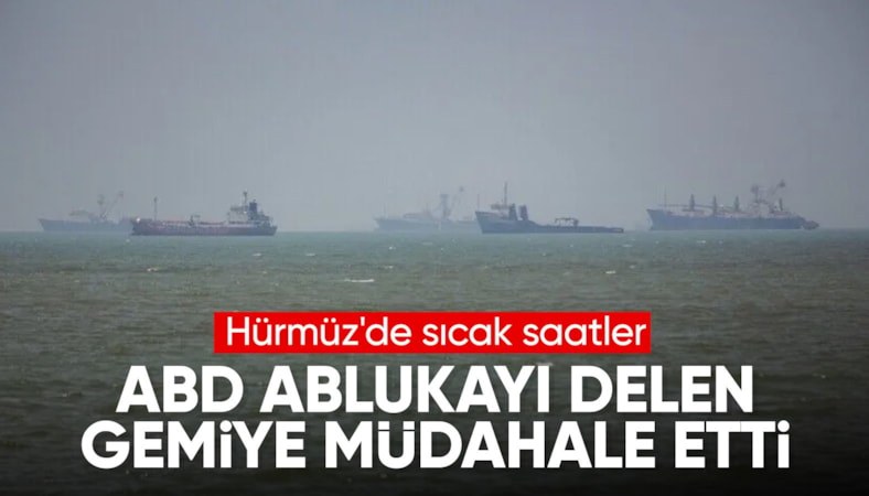 ABD, ablukayı delmeye çalışan gemiyi vurdu