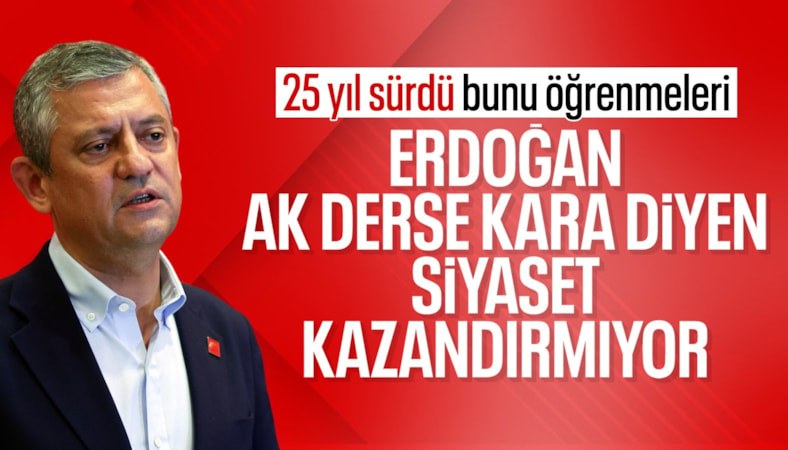 Özgür Özel'den "Terörsüz Türkiye" yorumu: Adam kazandı ama biz de evet dedik