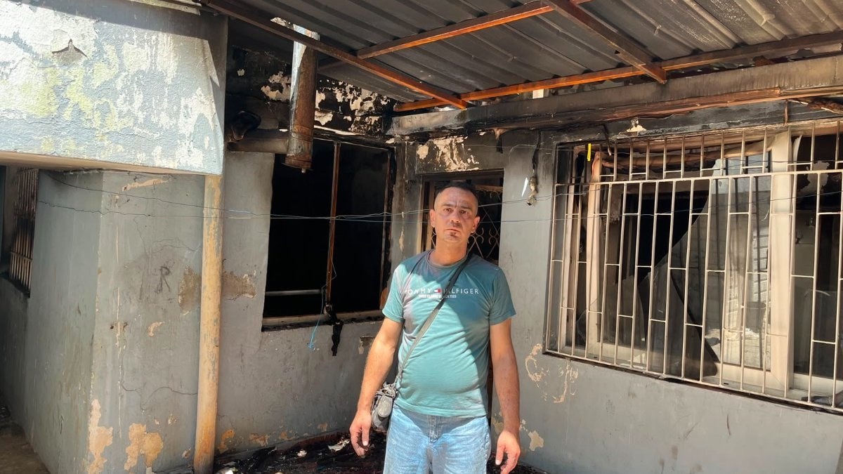 Hatay'da depremzede ailenin evi kül oldu