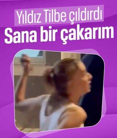Güvenlik görevlisine sinirlendi