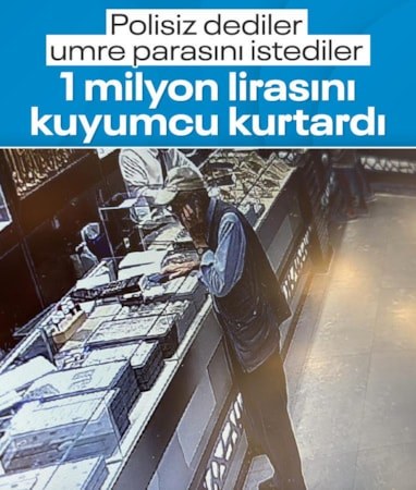 Eskişehir'de umre parasını kuyumcunun dikkati sayesinde kurtardı