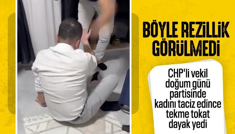 CHP'li vekil Ahmet Baran Yazgan, taciz iddiası üzerine darbedildi