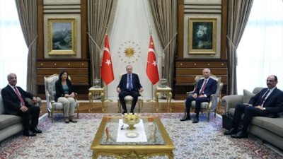 Cumhurbaşkanı Erdoğan DEM Parti heyetini kabul etti