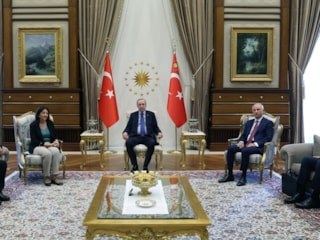 Cumhurbaşkanı Erdoğan DEM Parti heyetini kabul etti