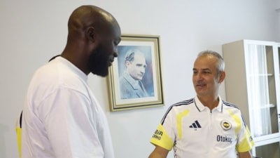 Fenerbahçe'nin yeni transferi Lukaku tesisleri gezdi
