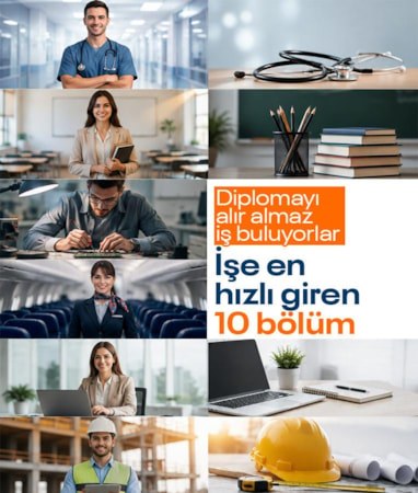 Mezuniyet sonrası en hızlı iş bulunan 10 bölüm