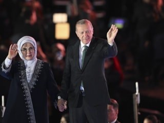 Cumhurbaşkanı Erdoğan 25'inci yıl kutlamaları için miting alanına geldi