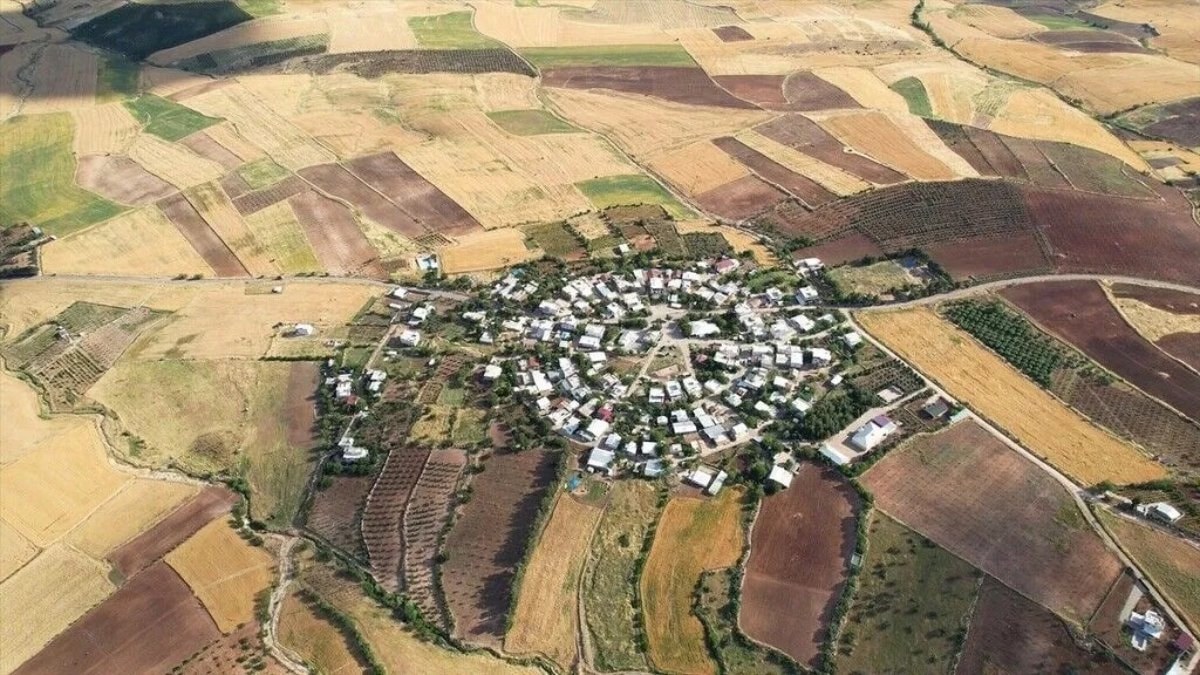 Bütün evler çembere dizildi, "yuvarlak köy" inşa edildi: Başka örneği yok...