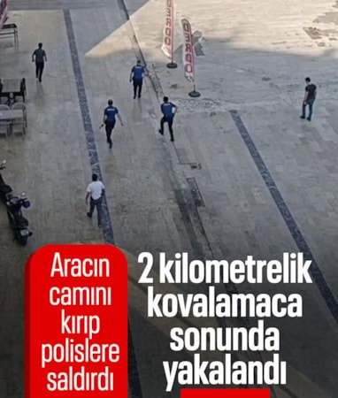 Şanlıurfa'da polis ekiplerine saldıran şahıs nefes kesen kovalamaca sonunda yakalandı