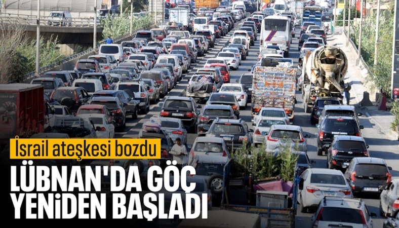 İsrail'in saldırdığı Lübnan'da yeni göç dalgası