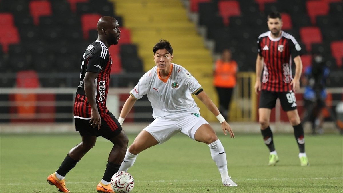 Gaziantep FK - Alanyaspor maçında eşitlik bozulmadı