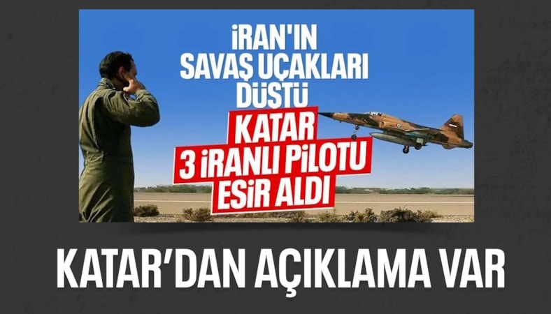 Katar, İran'ın 3 pilotunun ellerinde olduğu iddiasını reddetti
