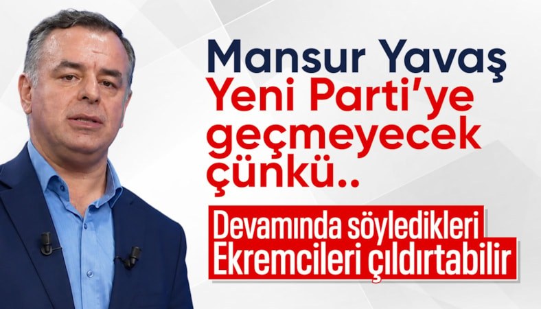 Barış Yarkadaş'tan Mansur Yavaş iddiası: Yeni Parti'ye geçmeyecek