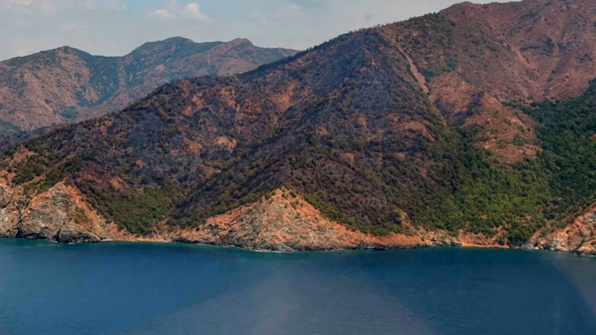 Muğla'da yangın bölgesinde yeniden alevlenmelere karşı yoğun mesai