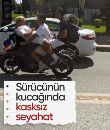 Eskişehir’de 3 gencin motosiklette tehlikeli yolculuğu kamerada