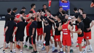 A Milli Erkek Basketbol Takımı, Litvanya maçı hazırlıklarına başladı