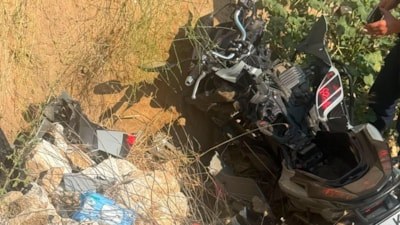 İzmir'de şarampole savrulan motosikletin sürücüsü öldü
