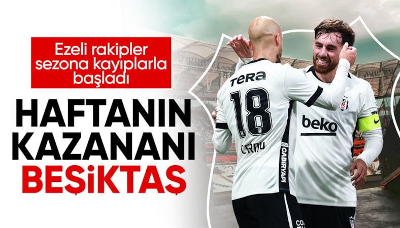 Süper Lig'de 4 büyükler arasında sadece Beşiktaş kazandı