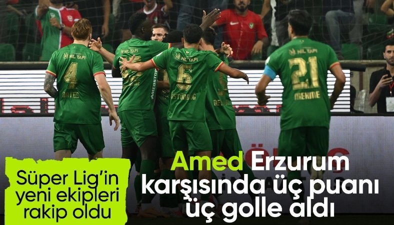 Amed Sportif Faaliyetler, Erzurumspor FK'yı mağlup etti