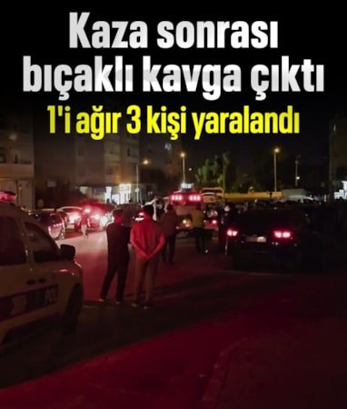 Mardin'de trafik kazası sonrası bıçaklı kavga çıktı: 1'i ağır 3 yaralı