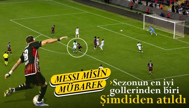 Gaziantep FK forması giyen Deian Sorescu'dan müthiş gol