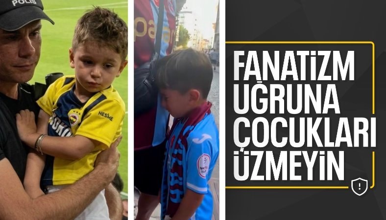 Fenerbahçe maçındaki görüntü tepki çekmişti: Trabzonsporlu minik taraftar forma yüzünden maça alınmadı!